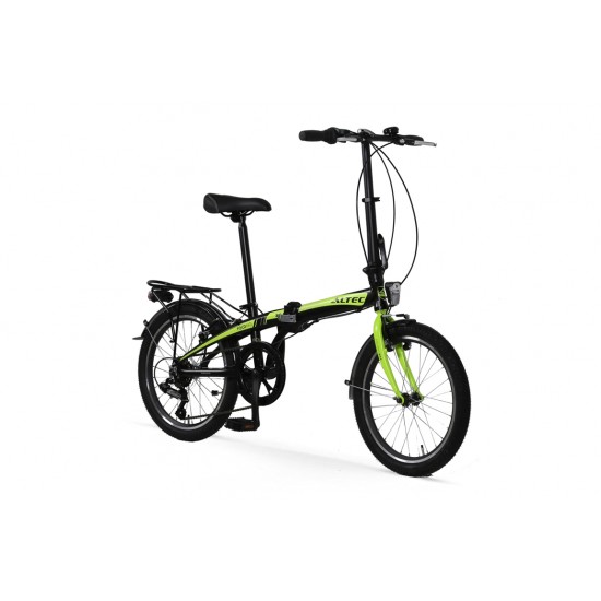 Altec Vouwfiets 20inch Black/Lime Nieuw