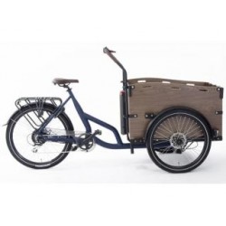 Bakfiets Elektrisch BROOME Mat blauw