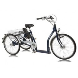 Driewieler fiets NAPOLI 2 9Ah Donkerblauw