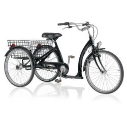 Driewieler fiets volwassen 3v SA STANDAARD Zwart