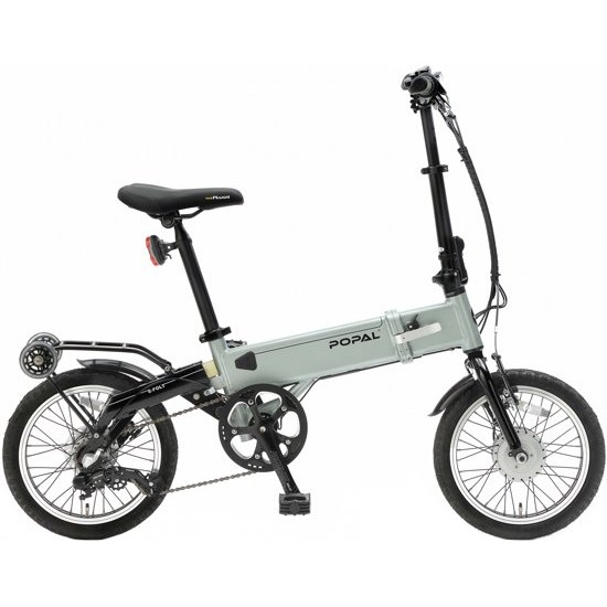 Popal E-Folt 4.0 16 Inch 28 cm Unisex 3V Rollerbrakes Zilver