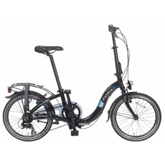 Popal Subway F201 20 Inch Unisex 6V V-Brakes Zwart