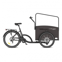 Bakfiets Elektrisch JOURNEY 26 inch Zwart